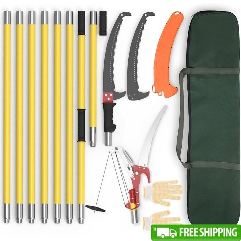 Pole Saws for Tree Trimming Extendable Tree Trimmers Long Handle Pruner