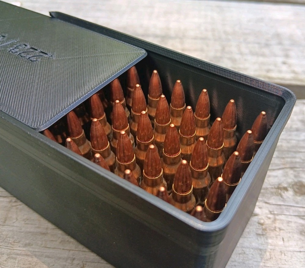 Stackable 5.56 / 2.23 Ammo Storage Case - Holds 50 Rounds