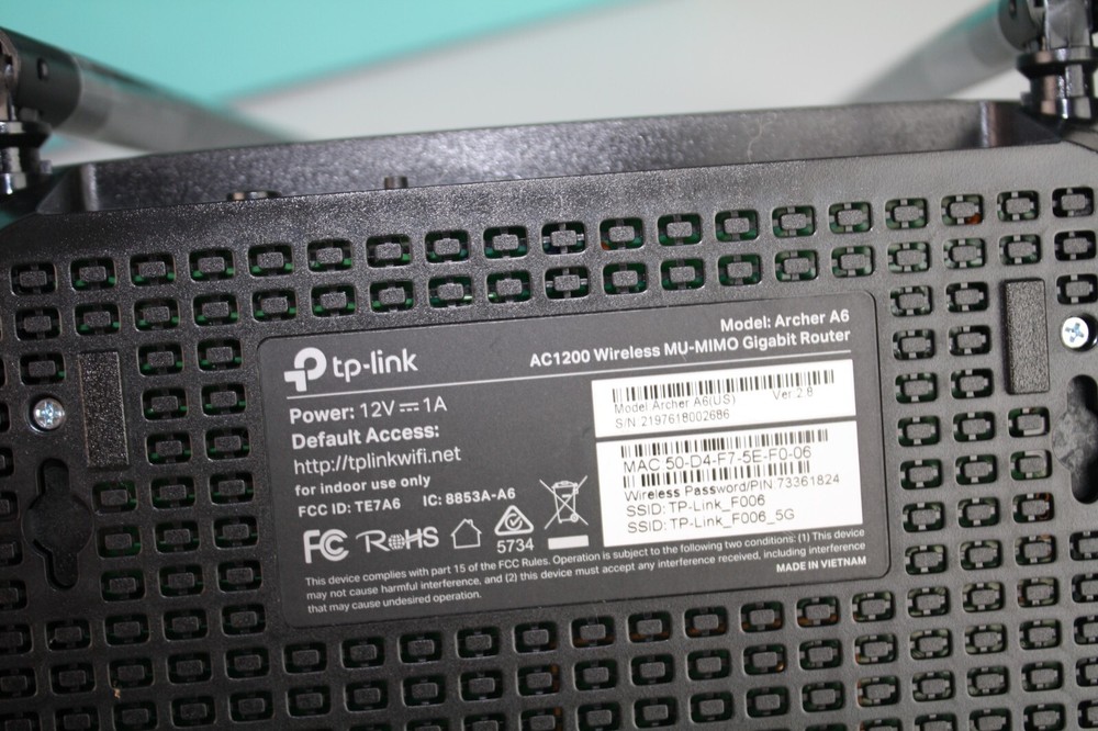 TP-Link AC1200 Smart WiFi Router - Black
