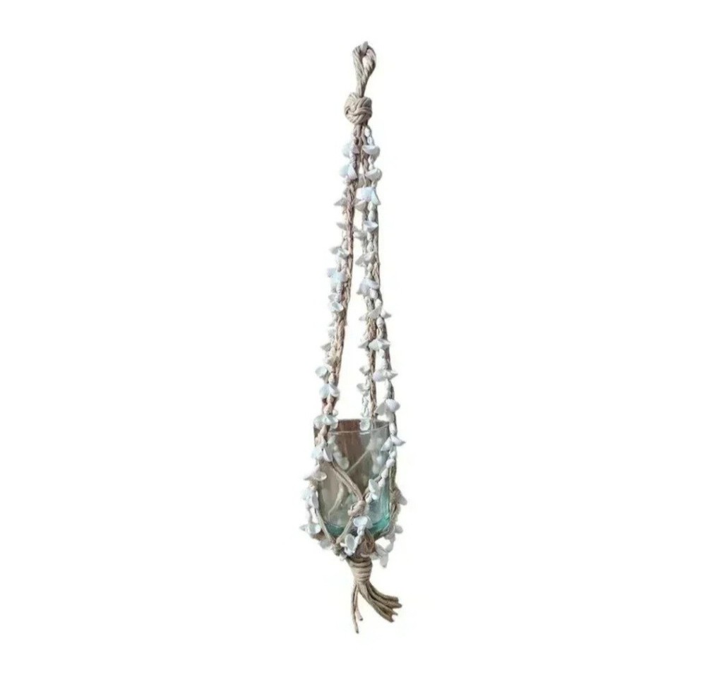 Small Seashell Hanging Planter