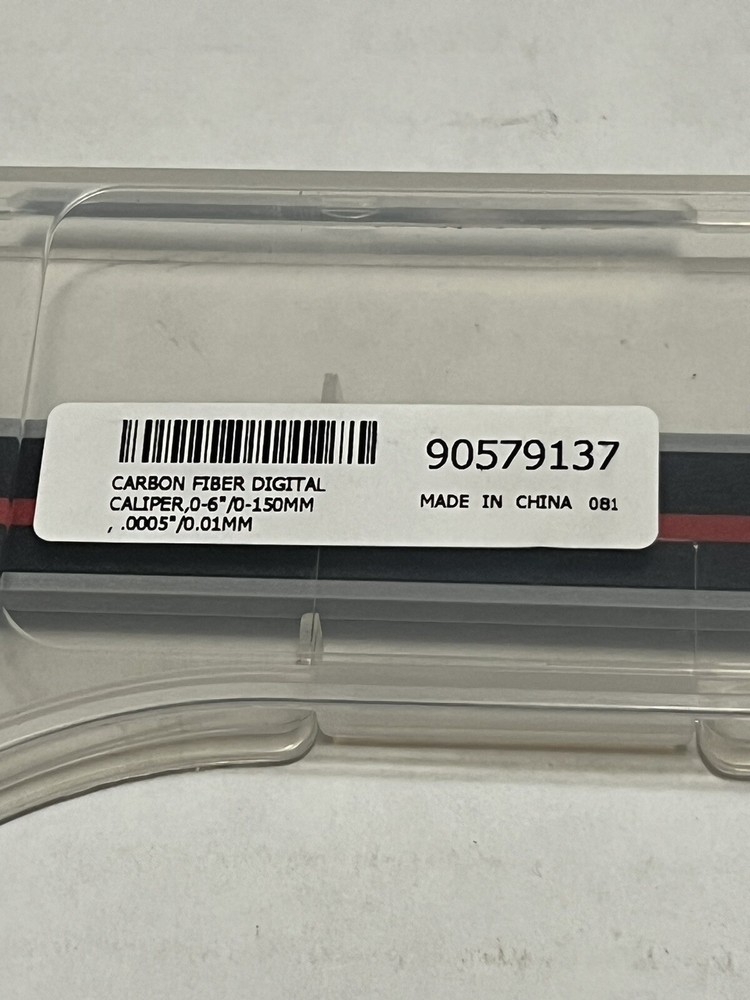 (Opened Box) Electronic Caliper: 0 to 6", 0.0005" Resolution