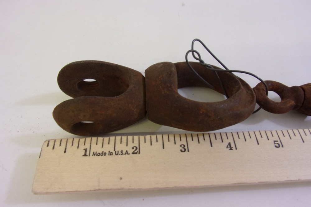 2 Antique Rope Swivels