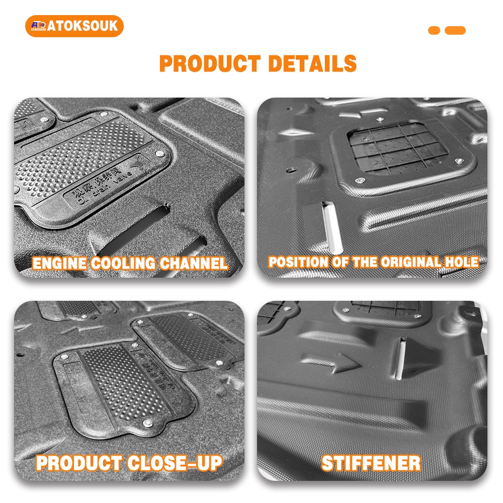 2Pcs For Audi Q5 2009-2017 Under Engine Splash Guards Front Engine Mud Flaps