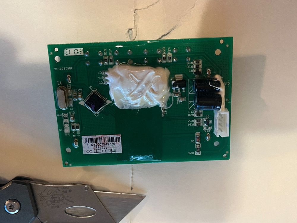 Water Softener 6381006 PCB Display for Runxin F-79B & 82B LCD Display Code (968)