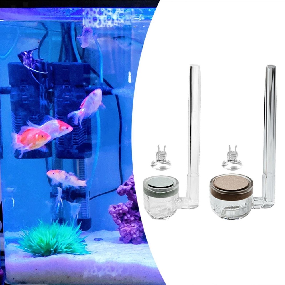 CO2 Atomizer Diffuser Aquarium Air Refiner Aerator High Dissolved Oxygens Silent