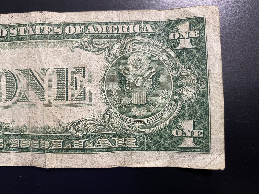 1935E RARE ERROR DOLLAR BILL SILVER CERTIFICATE