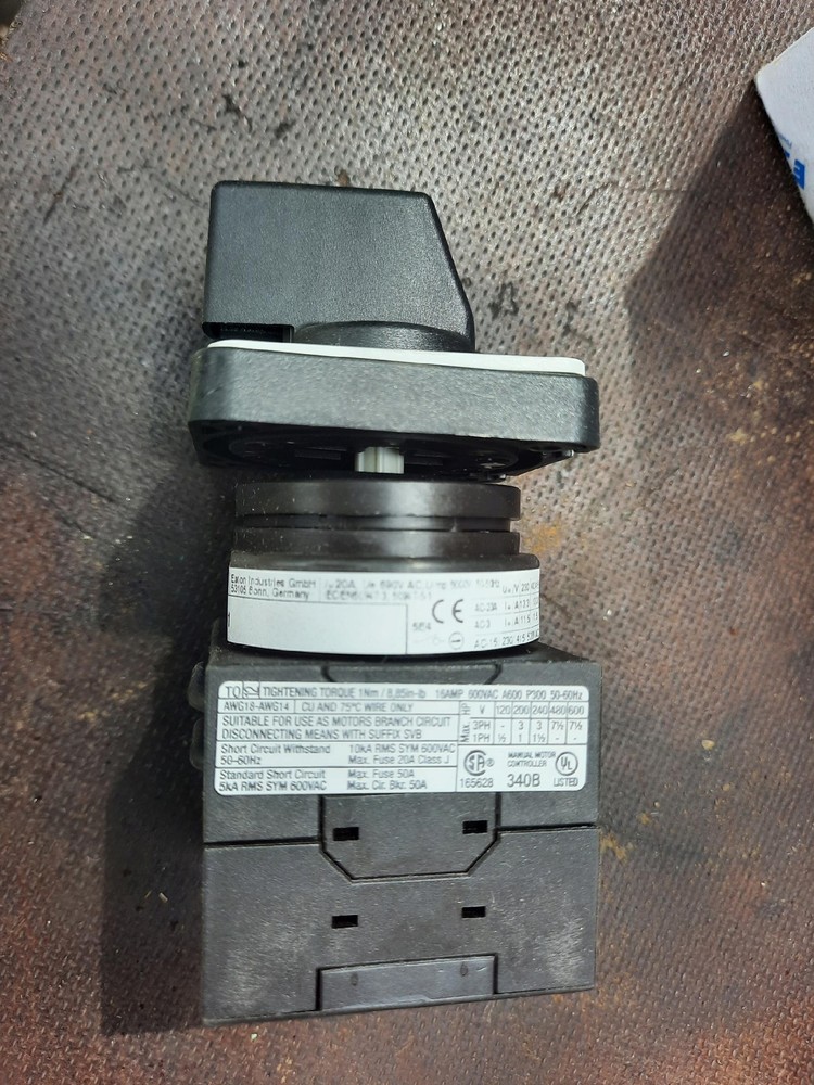 Eaton TO-3-8401/E Cam Switch - High Performance Rotary Switch