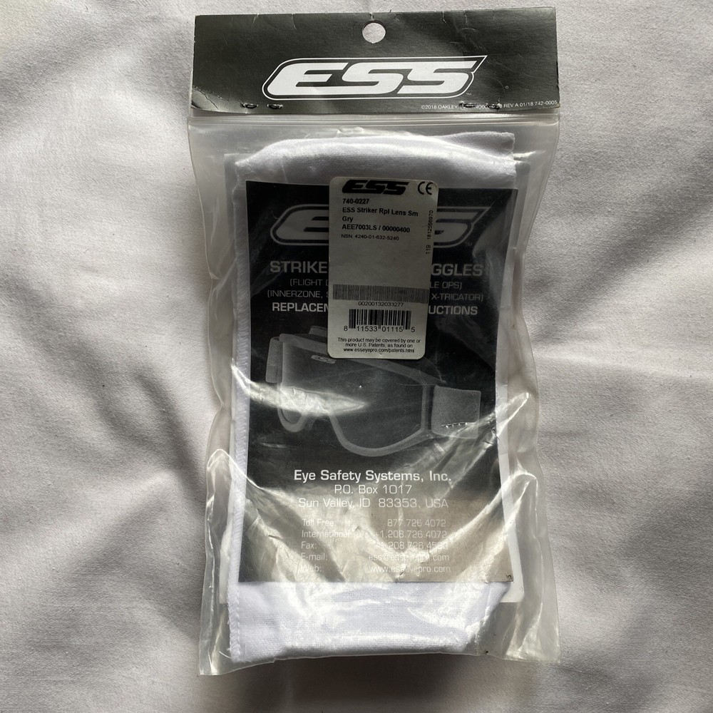 ESS Striker Replacement Lens Smoke Gray