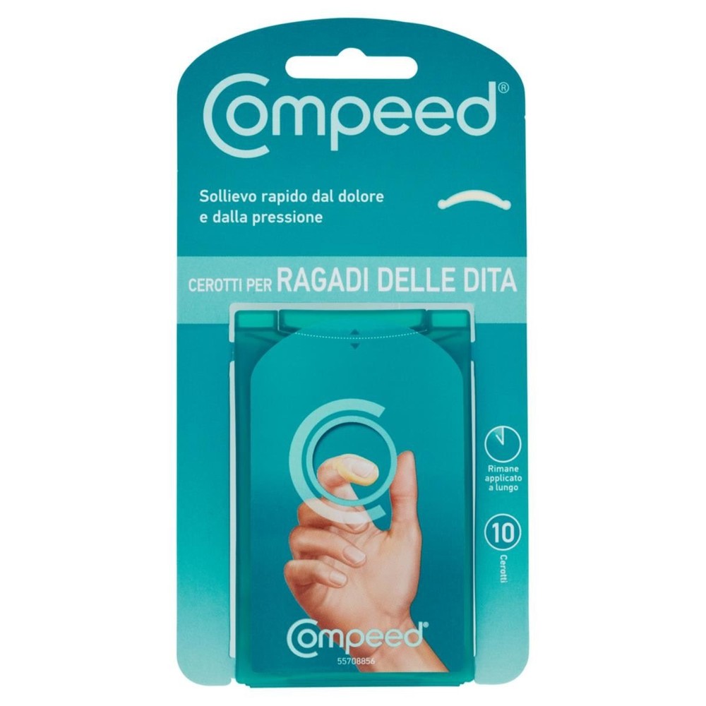 Compeed Hydrocolloid Healing Finger Crack Plasters (x10)