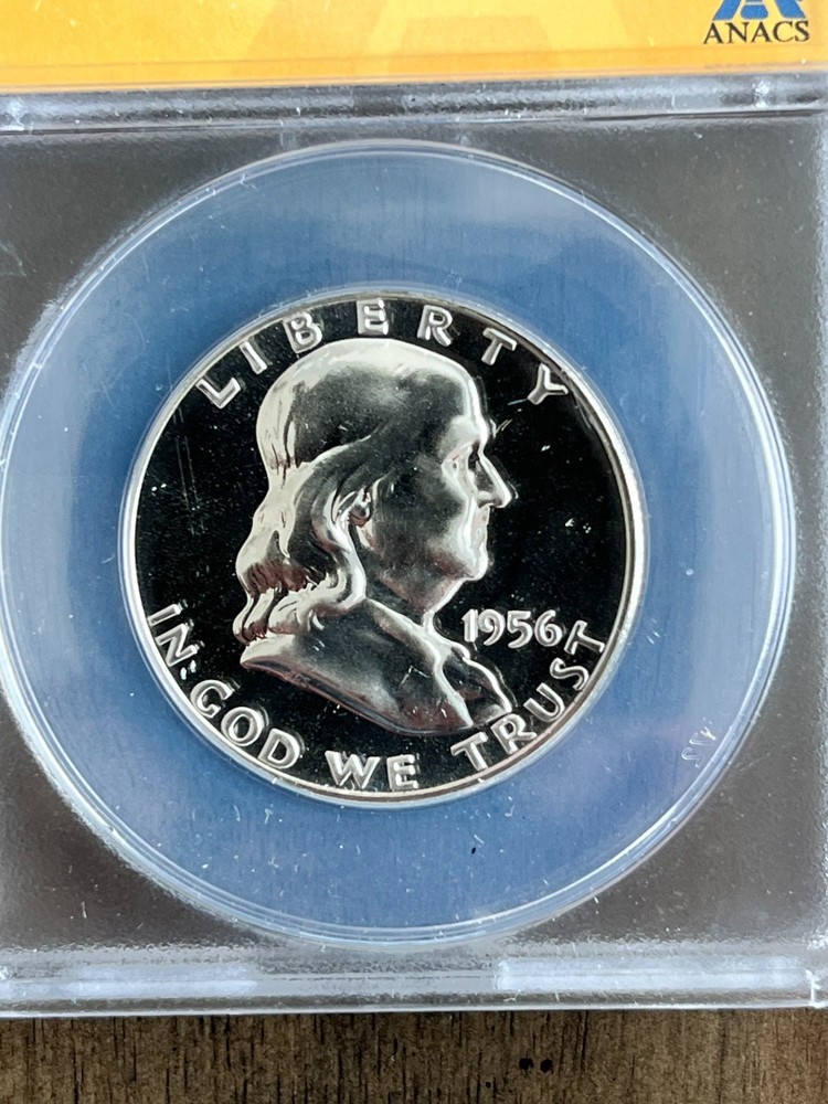1956 Franklin Half Dollar PF 68 ANACS