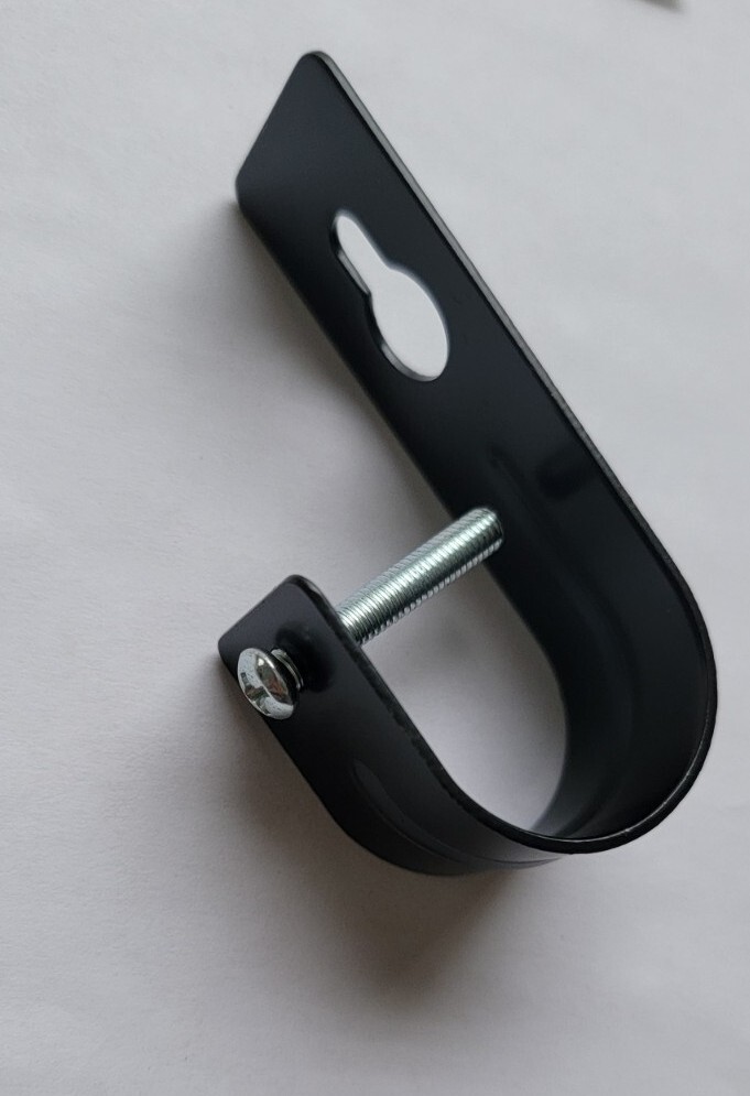 U hook bar holder de 3in X 1 in
