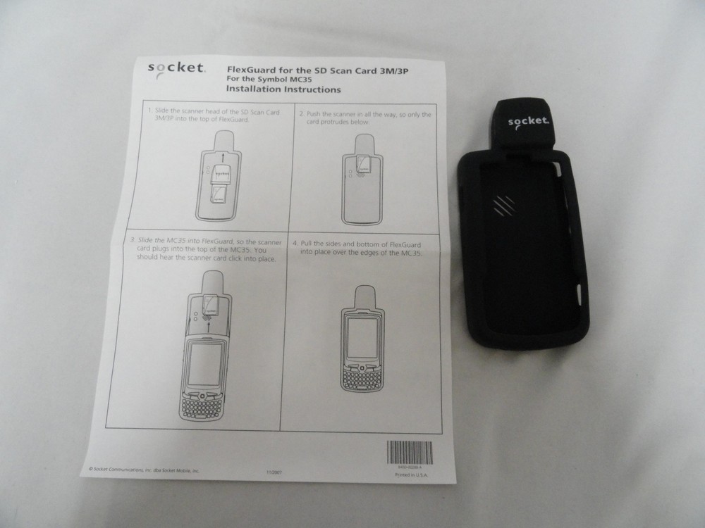 Socket FlexGuard Case for the SD Scan Card 3M/3P for Symbol MC35 Barcode Scanner