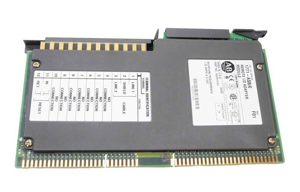 ALLEN BRADLEY 1771-ASB /E REMOTE I/O ADAPTER MODULE