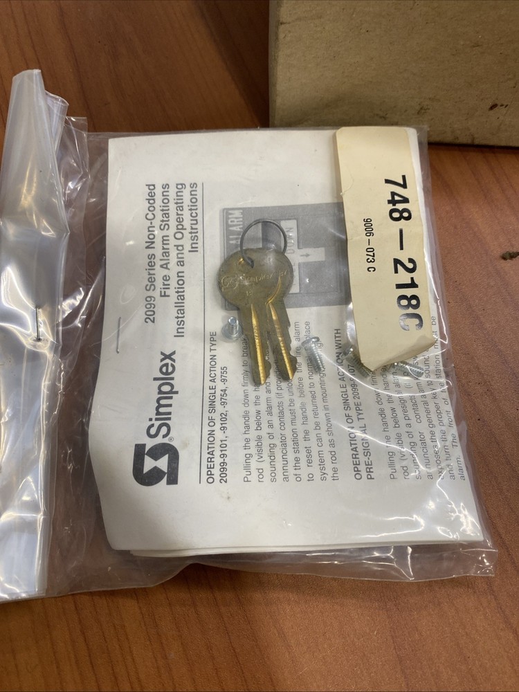 Simplex 2099-9754 with key