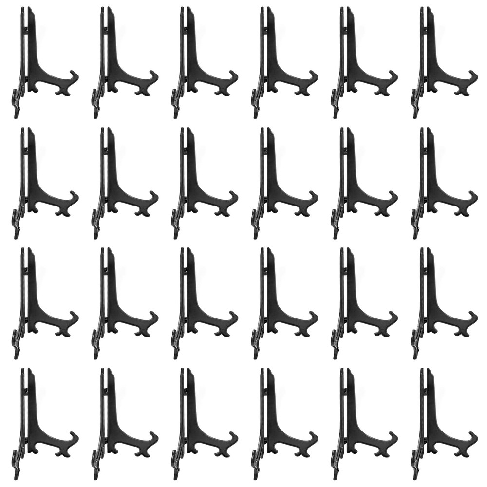 24 Pcs Plastic Easel Plate Display Stands Picture Easel Holders for Frames