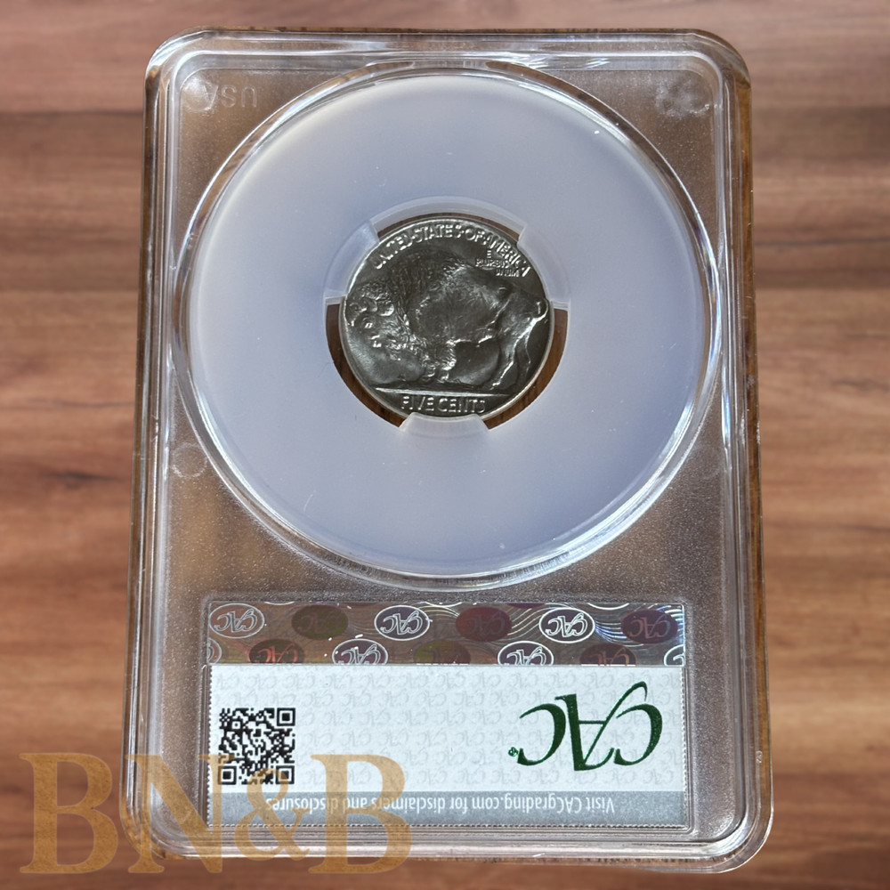 1937 CAC Buffalo Nickel MS65