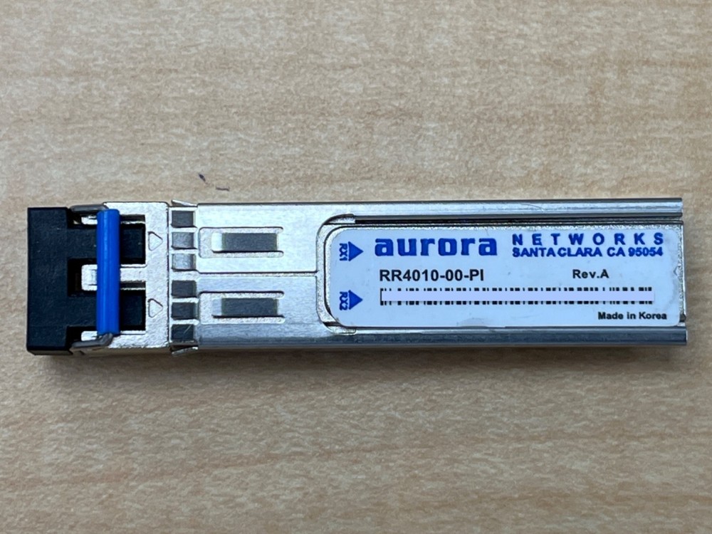 ORIGINAL AURORA RR4000-00-PI DUAL CHANNEL OPTICAL RECEIVER MODULE