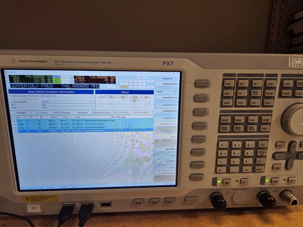 Agilent Technologies E6621A PXT Wireless Communications Test Set