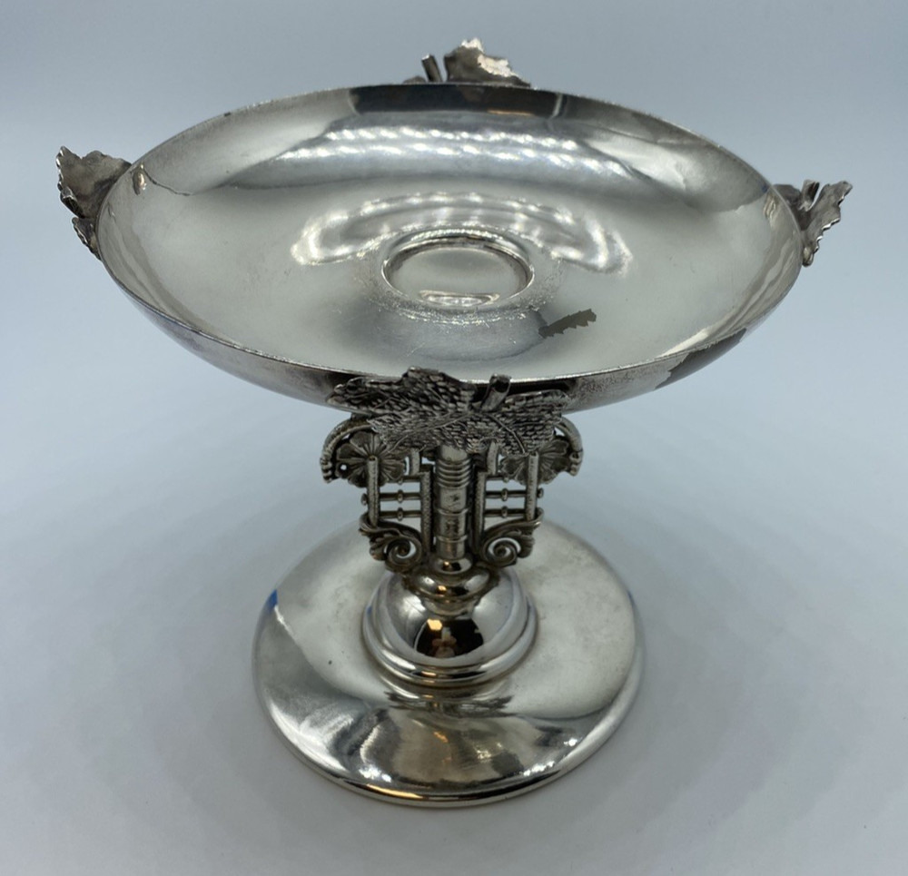 RARE "Bridal Bowl & Silver Plate Holder Nice**
