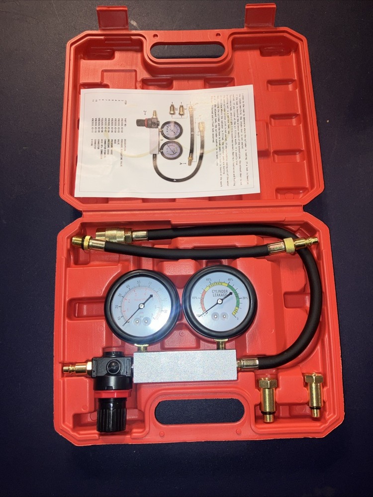 Engine Compression Tester Cylinder Leak Down Detector