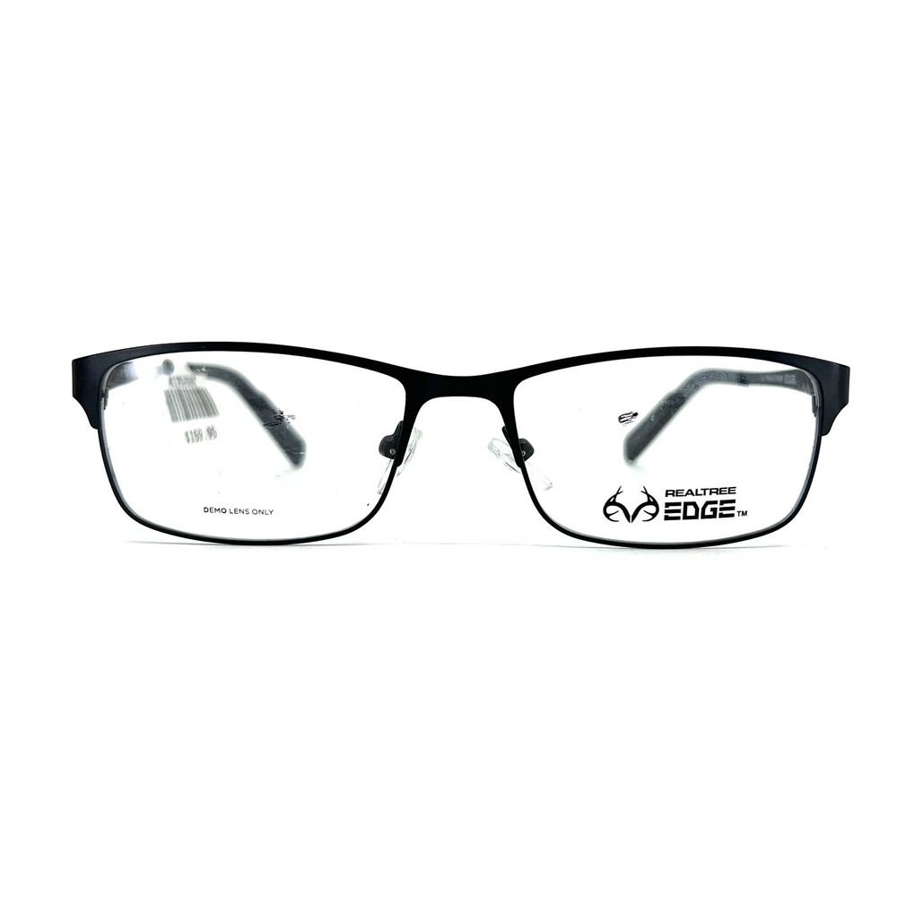Realtree EDGE R708 blk Eyeglasses Frames Black Black Rectangular 53-17-140