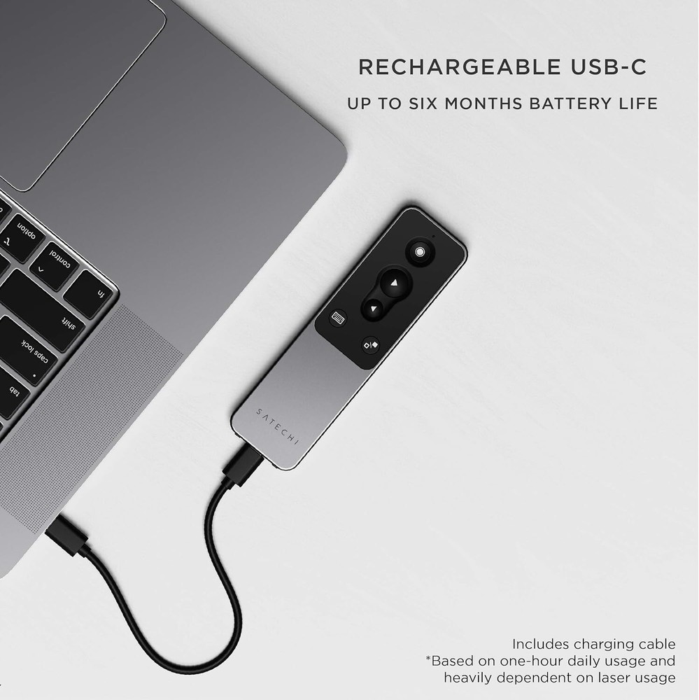 SATECHI R1 Remote Control for Bluetooth Presentations - Wireless Presenter