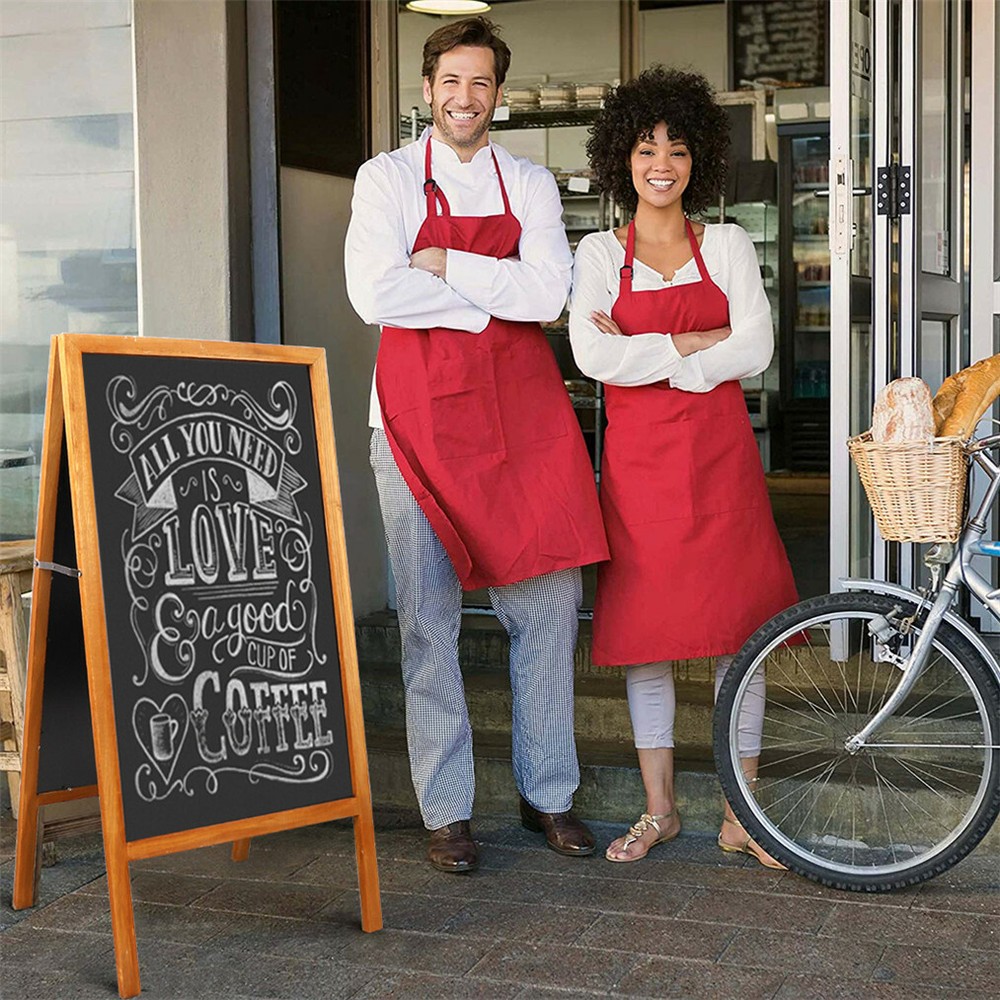 Magnetic Chalkboad Dual Side Sidewalk A Frame Sign Message Board Sandwich Board