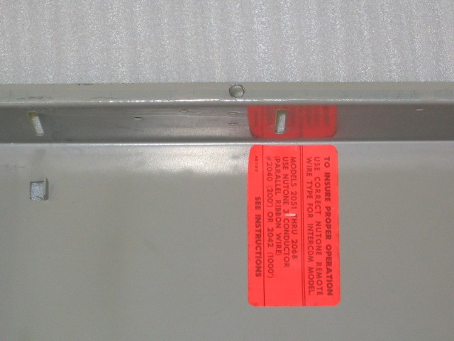 Vintage Nutone 2051/2054 Intercom Master Unit Tested Working