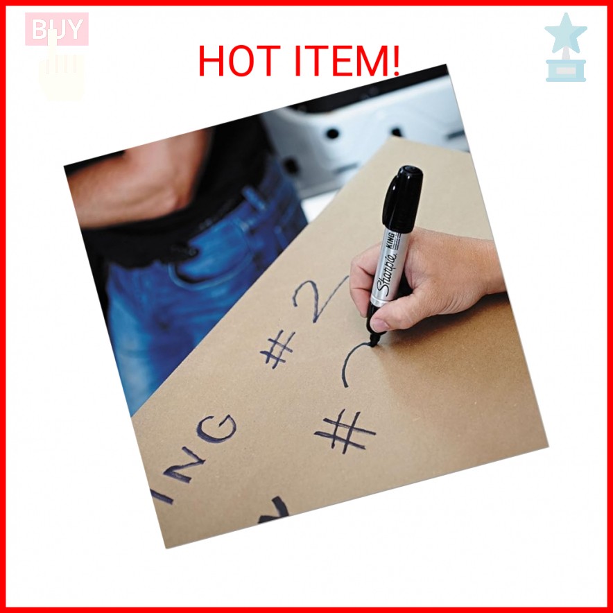 Sharpie King Size Permanent Marker, Large Chisel Tip, Poster Boards, 4 Count