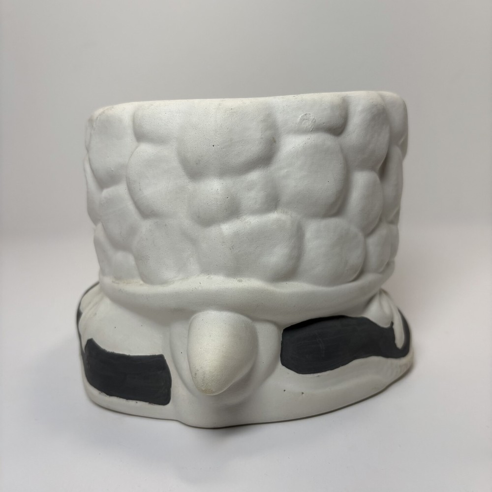 Ready to paint Sturgell Jr turtle planter, ceramic bisque