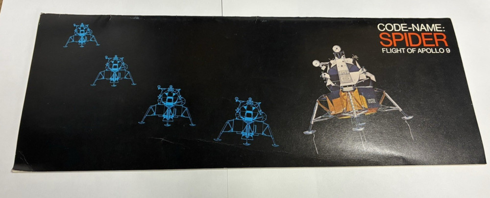 APOLLO 9 CODE NAME: SPIDER LEM L.E.M. RELATED NASA BROCHURE BOOKLET EP-68