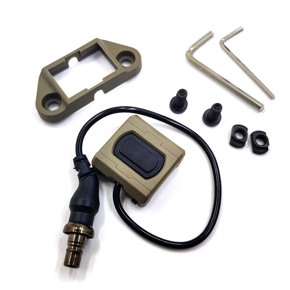 Tactical Remote Pressure Switch Light Flashlight Switch Hot Button for M300/M600