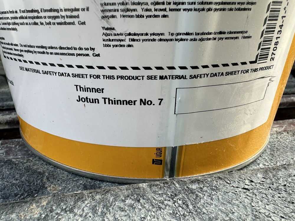 Jotun Thinner No. 7 (5 liters) New Dinged Can