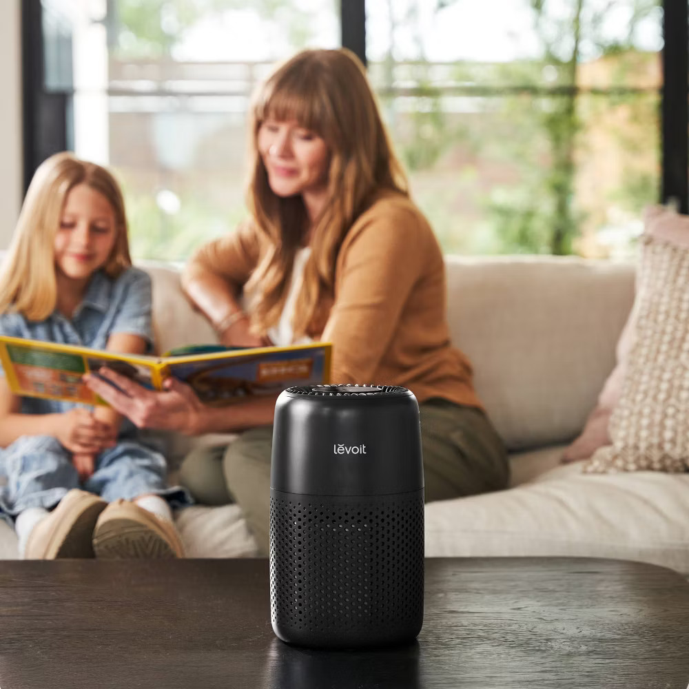 Levoit Core Mini Air Purifier with Night Light Space Gray