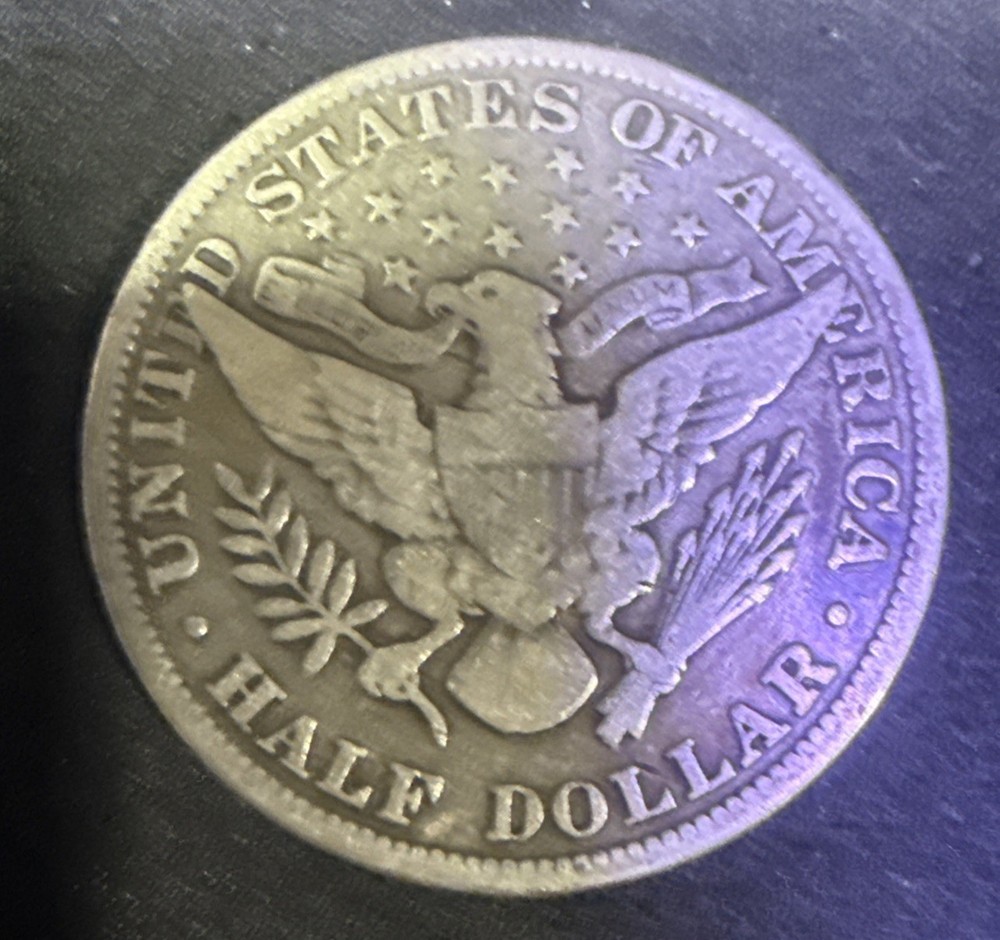 1896 BARBER HALF DOLLAR – 90% SILVER – ORIGINAL CIRCULATED