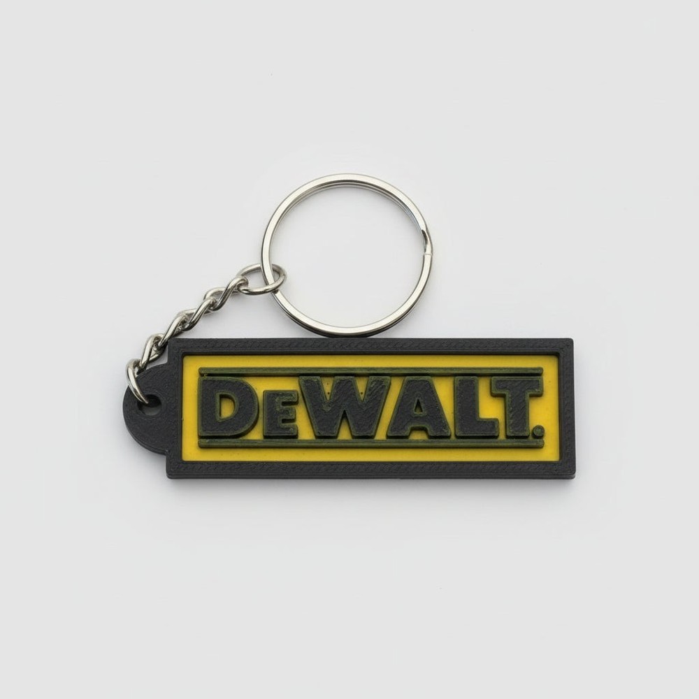 DeWalt Keychain 3D Printed Tool Accessory