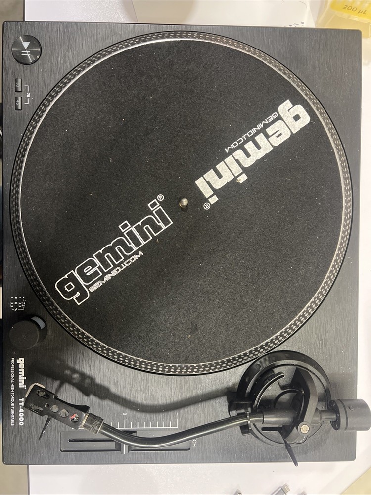 GEMINI TT-4000 HIGH TORQUE DIRECT DRIVE TURNTABLE