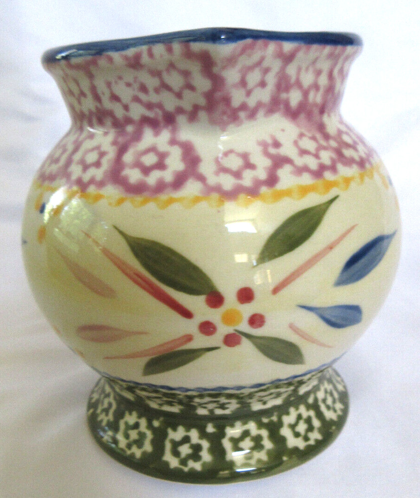 Temptations by Tara Old World Multicolor Creamer PPP-BT EUC
