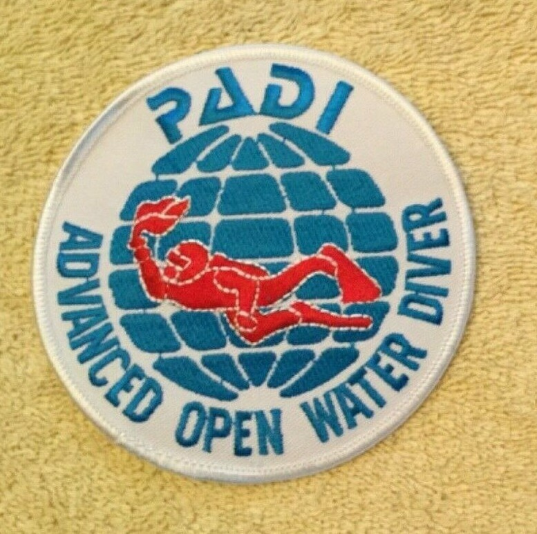 PADI ADVANCED OPEN WATER DIVER SCUBA PATCH - 1 PATCH