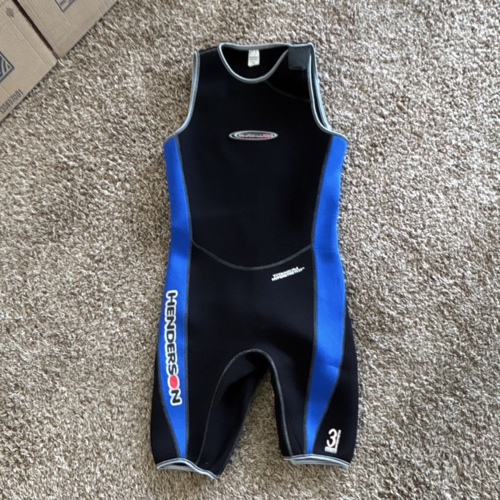 Henderson Youth Wetsuit Medium Titanium Hyperstretch 3mm Black Blue