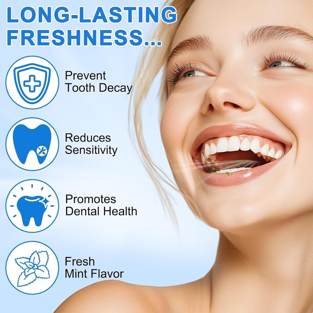 9.9% Hydroxyapatite Toothpaste - 2 Pack, Protects Enamel and Strengthens Teeth,