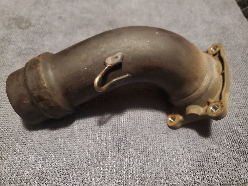 DUCATI 749S OEM VERTICAL EXHAUST MANIFOLD HEADER FLANGE