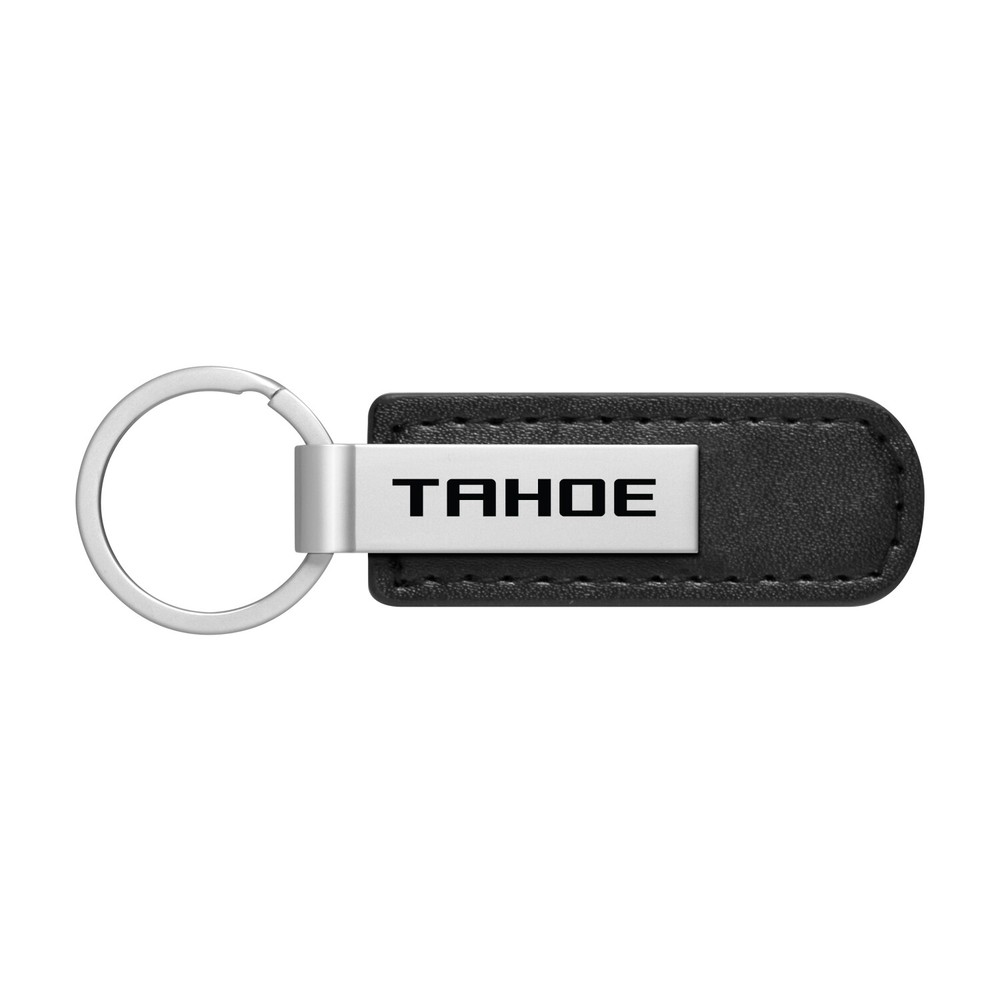 Chevrolet Tahoe Black PU Leather Strap Key Chain