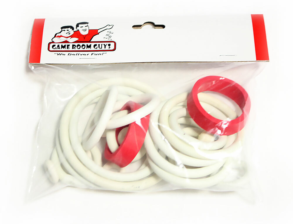 Williams Time Warp Pinball Machine Replacement Repair Rubber Ring Kit White
