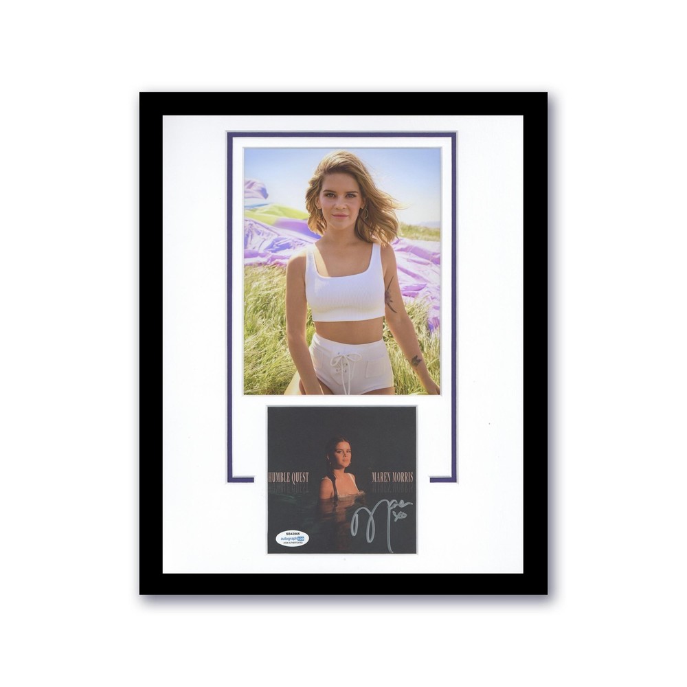 Maren Morris "Humble Quest" AUTOGRAPH Signed Custom 11x14 Framed Display E ACOA