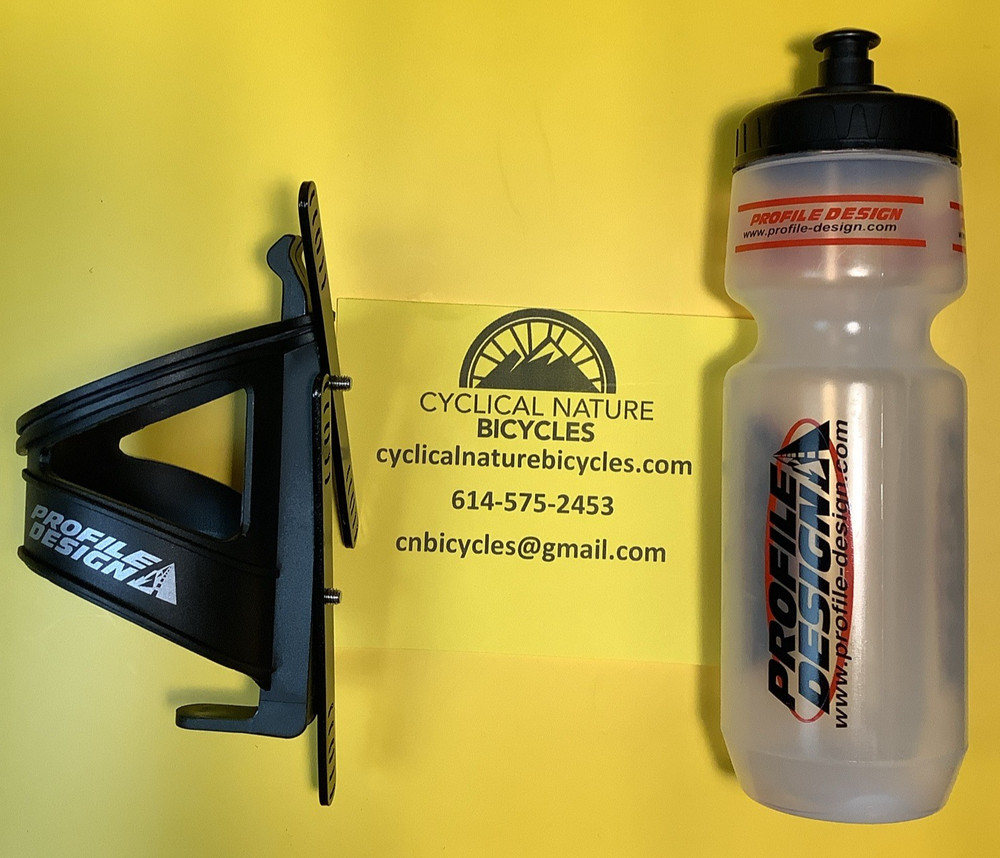 Profile Design HC Mount water bottle cage w/bottle