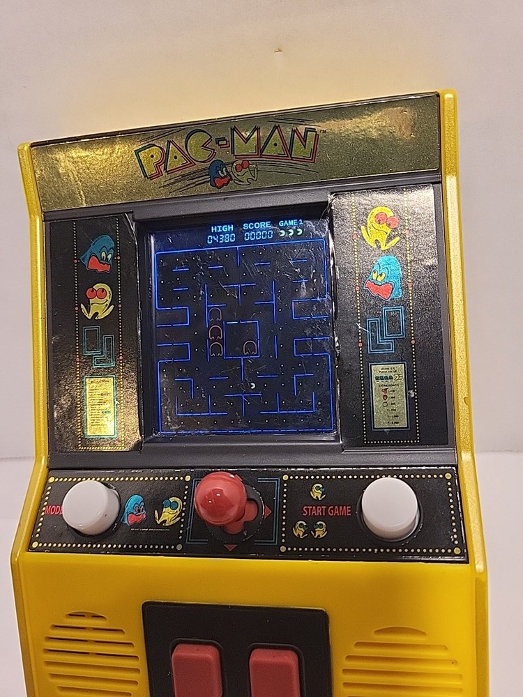 Pac-Man Mini Game Arcade Machine Handheld Classic Retro Tabletop Game