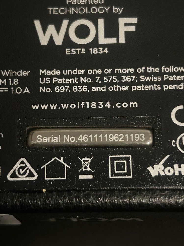 Wolf Cub Automatic Watch Winder Module 1.8 - NEW - BOXED - Model 461103 - Black