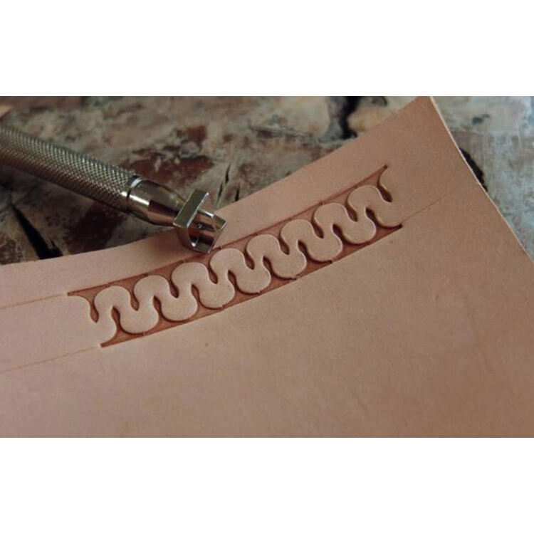 Stainless Steel  leather craft Decorative pattern Stamp Tool 8mm*8mm