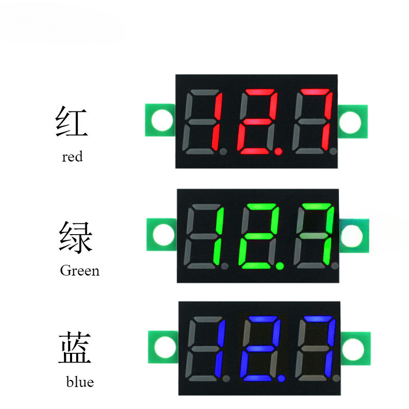 Precision DC Digital Voltmeter Head 0.36LED Digital Voltmeter DC2.50V-32.0V